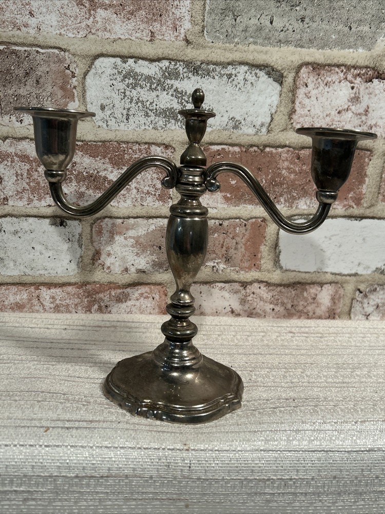 Vintage Silver Plated Candelabra