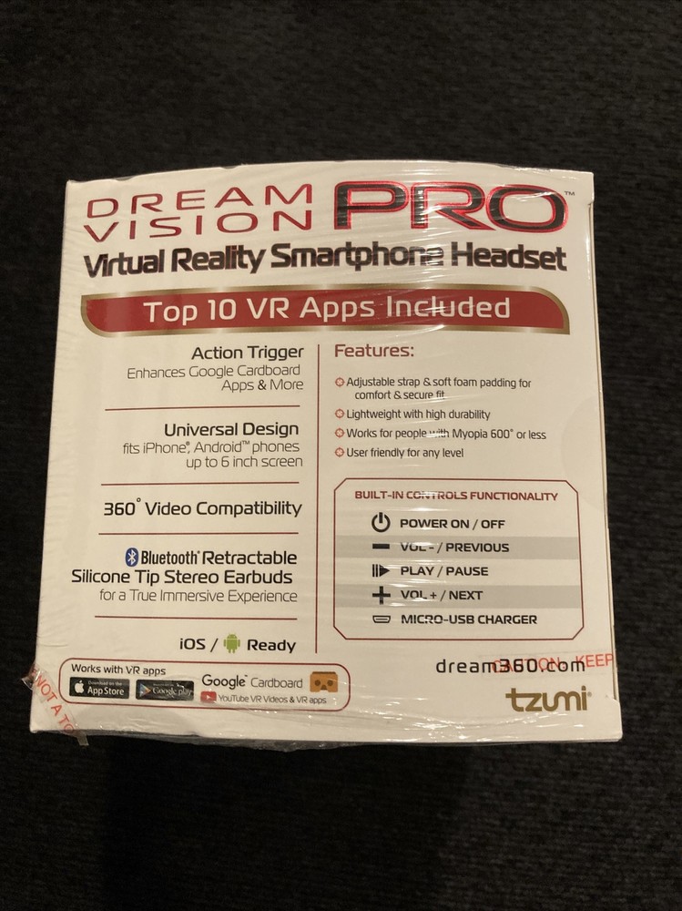 Tzumi VR Glasses (New Sealed)