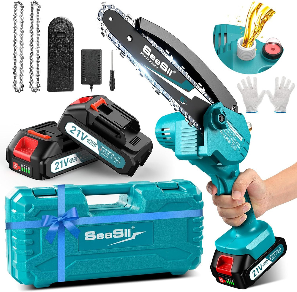 Mini Chainsaw Cordless Portable Handheld Chainsaw Handheld Electric Chainsaw