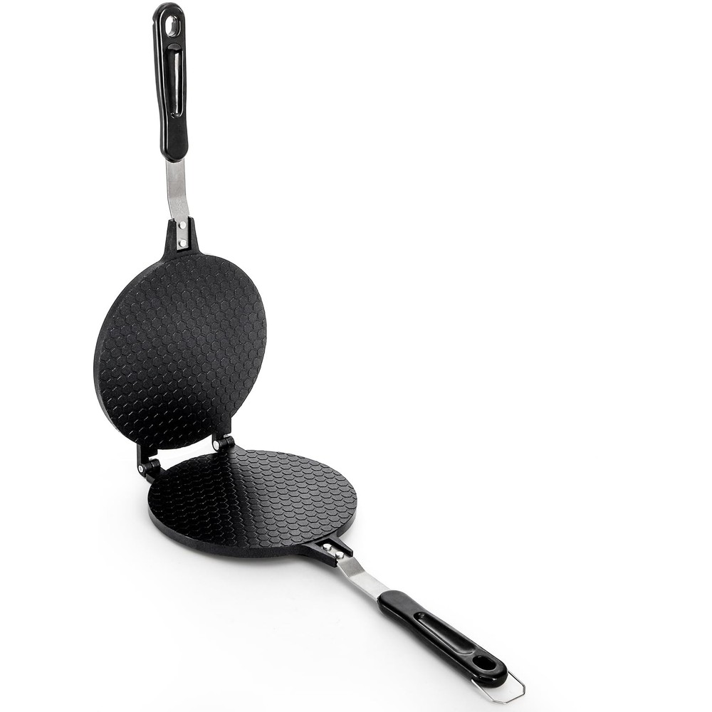 Waffle Cone Maker, Nonstick Ice Cream Cone Maker, 6.7" Egg Roll Crepe Pan, Ca...
