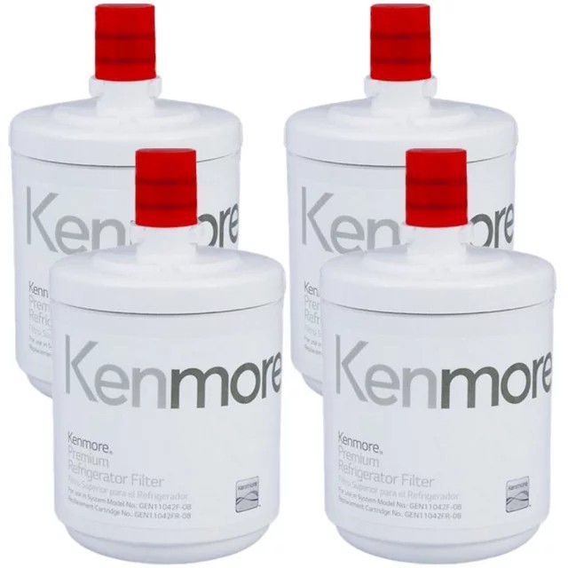 4 Pack KENMORE 46-9890 Premium Refrigerator Water FILTER