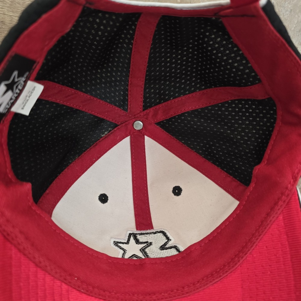Starter Logo Youth Adjustable Red/Black Hat
