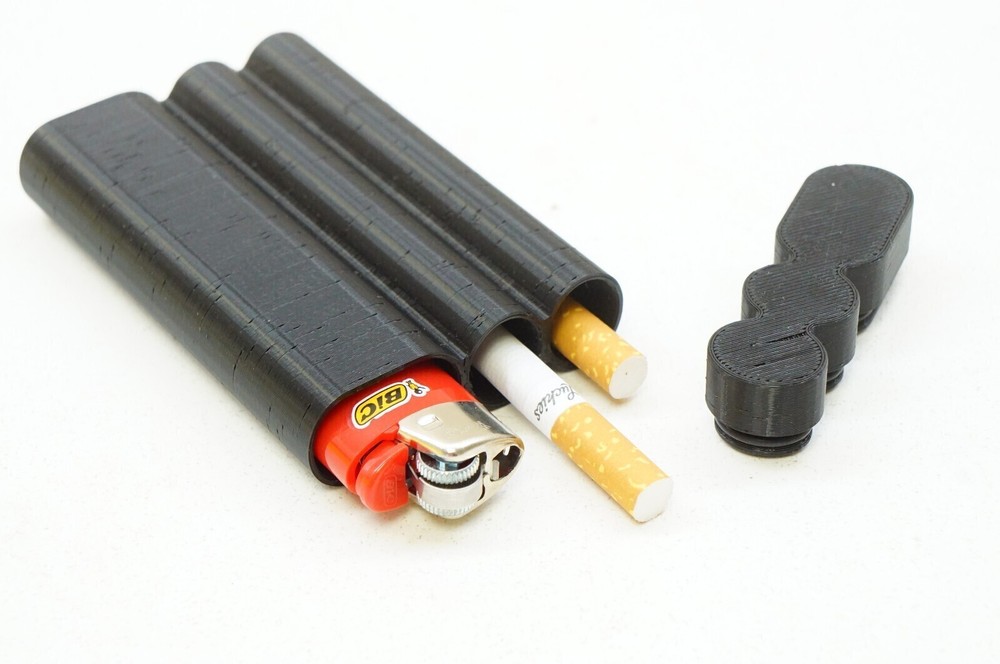 Waterproof Cigarette Case for Smoking BIC Lighter Holder Dry Storage