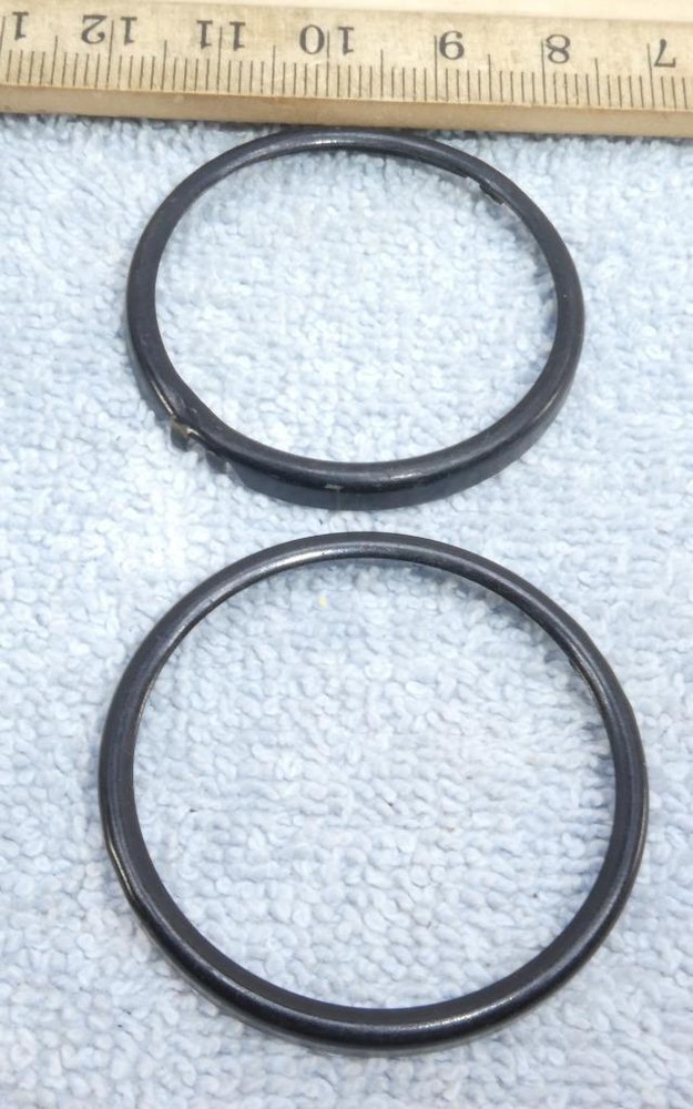 6 Black Card Ring Holders Automatic Electric Dial & False or Blank Retainer 23 !