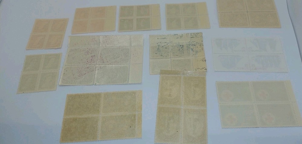 Canada Postage Stamps Plate Block Lot