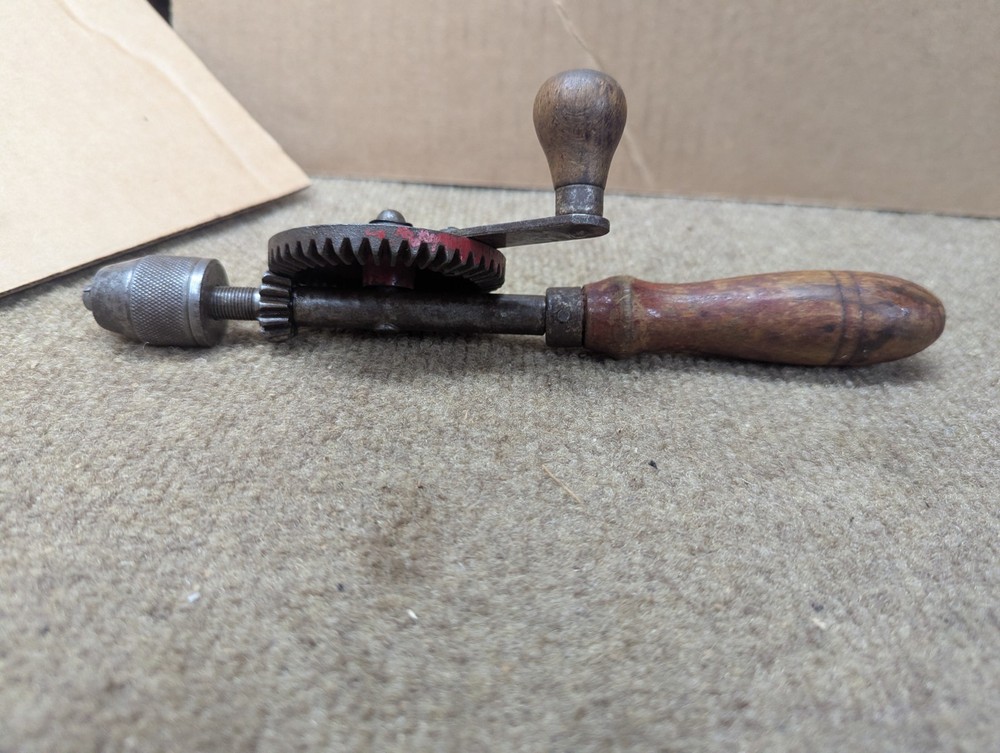 Vintage DUNLAP Hand Crank Egg Beater Drill