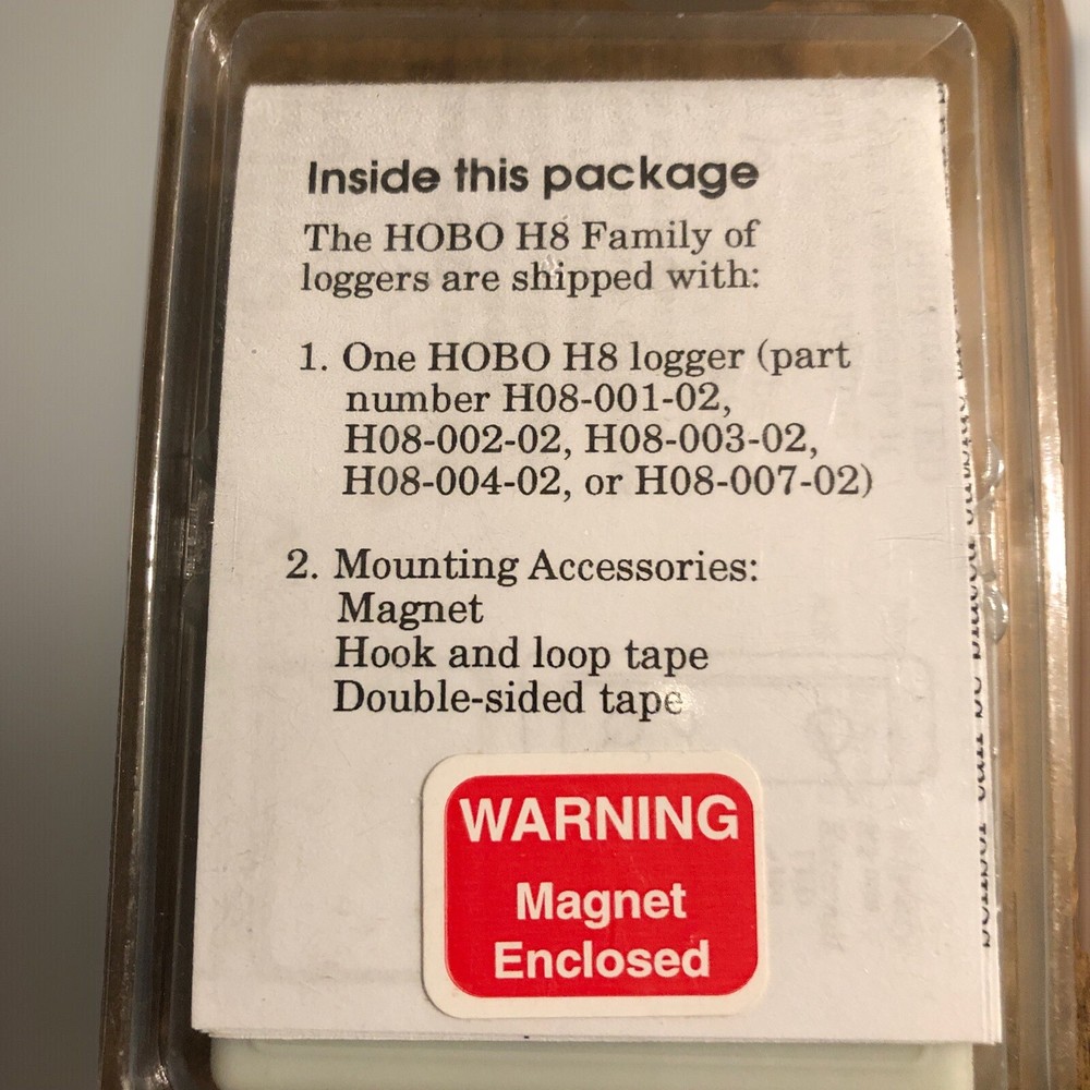 Data Logger External Temp Onset HOBO H08-002-02 New