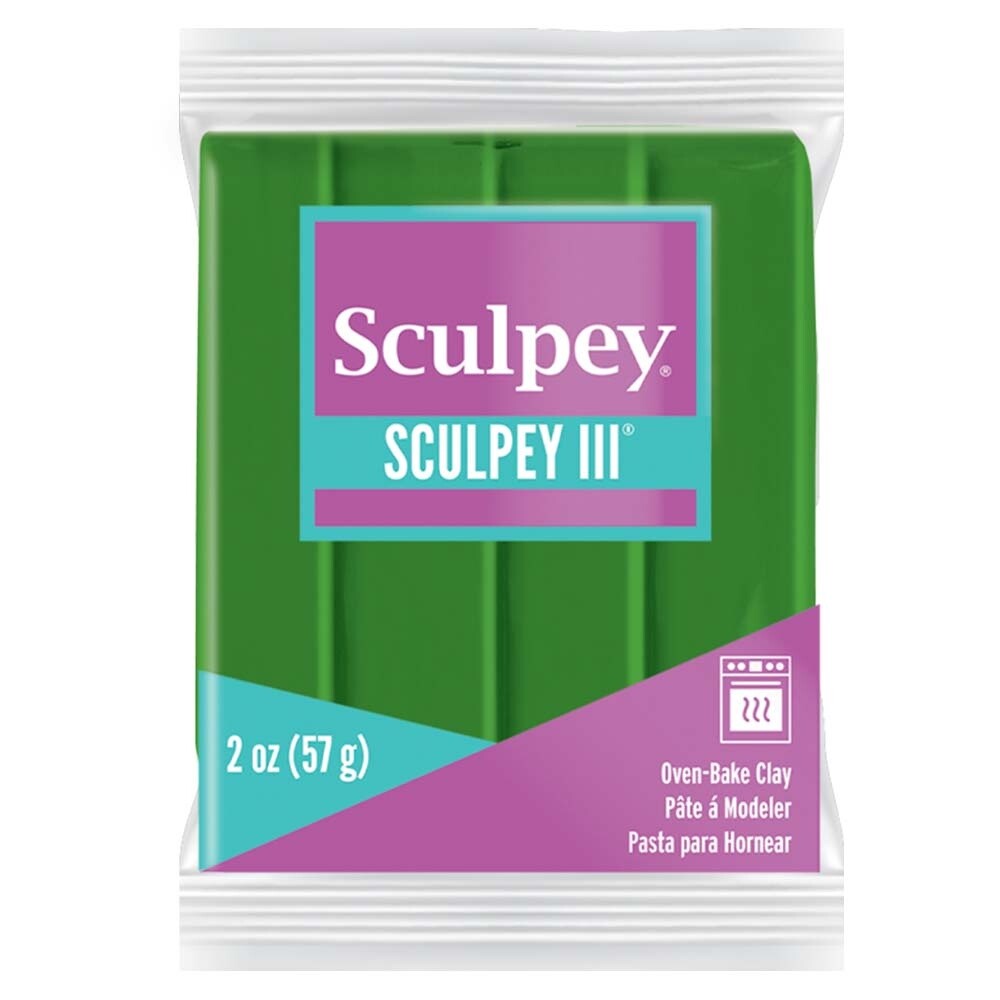Sculpey III Polymer Clay 2oz Leaf Green