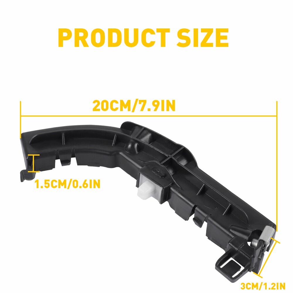 2PC Bumper Fender Brackets Support Beam Front For 2008-2021 Dodge Challenger