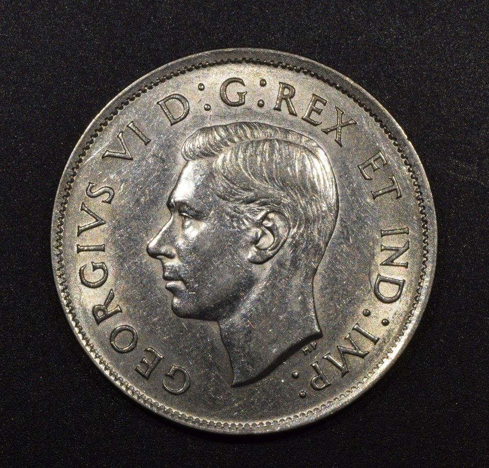 1937 Canada Silver 50 Cents "CH BU"