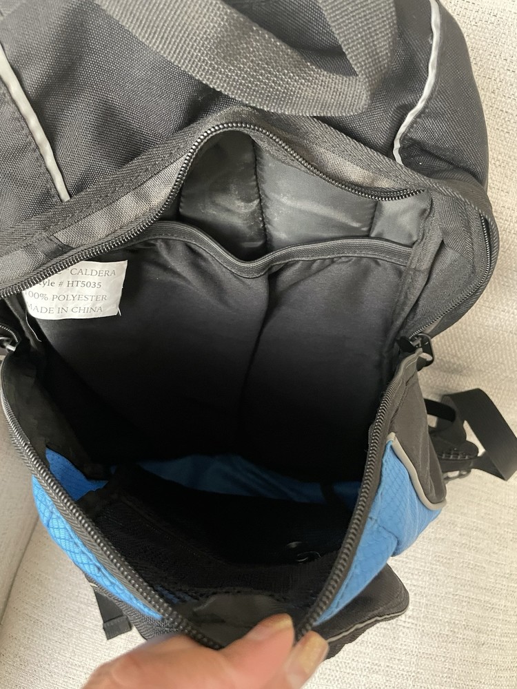 Hi-Tec Hydration Hiking Backpack – Blue & Black (No Bladder) -Preowned