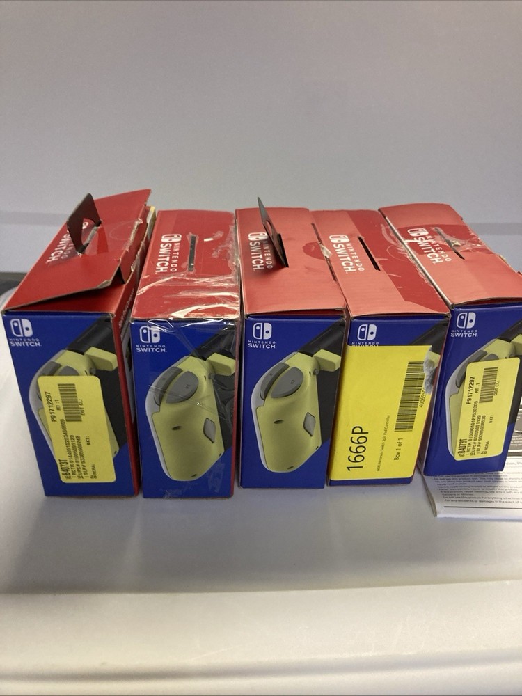 Nintendo Split Pad Compact Joysticks Light Gray/Yellow For Switch