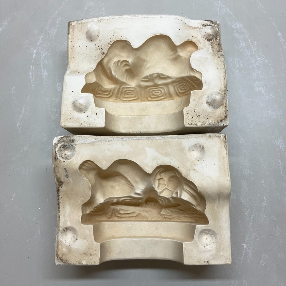 Ceramic Slip Casting Mold Turtle Rabbit