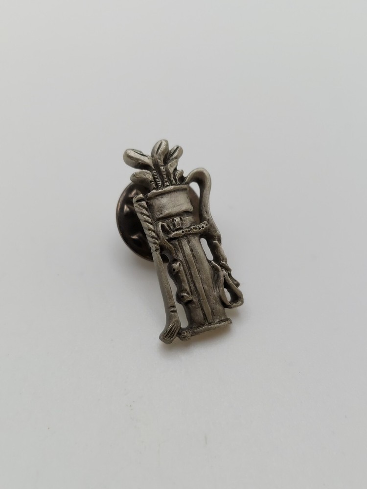 Vintage Golf Pin Golf Bag Pinchback