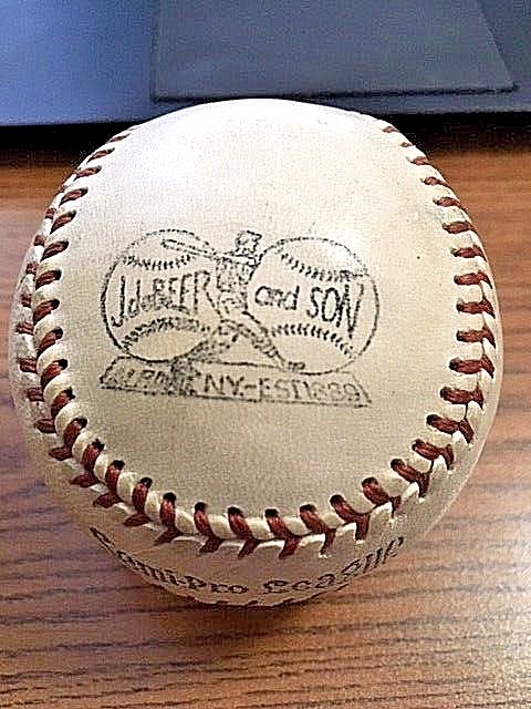 AMOS STRUNK SIGNED AUTOGRAPHED SPL BASEBALL! Athletics, Red Sox, White Sox! JSA