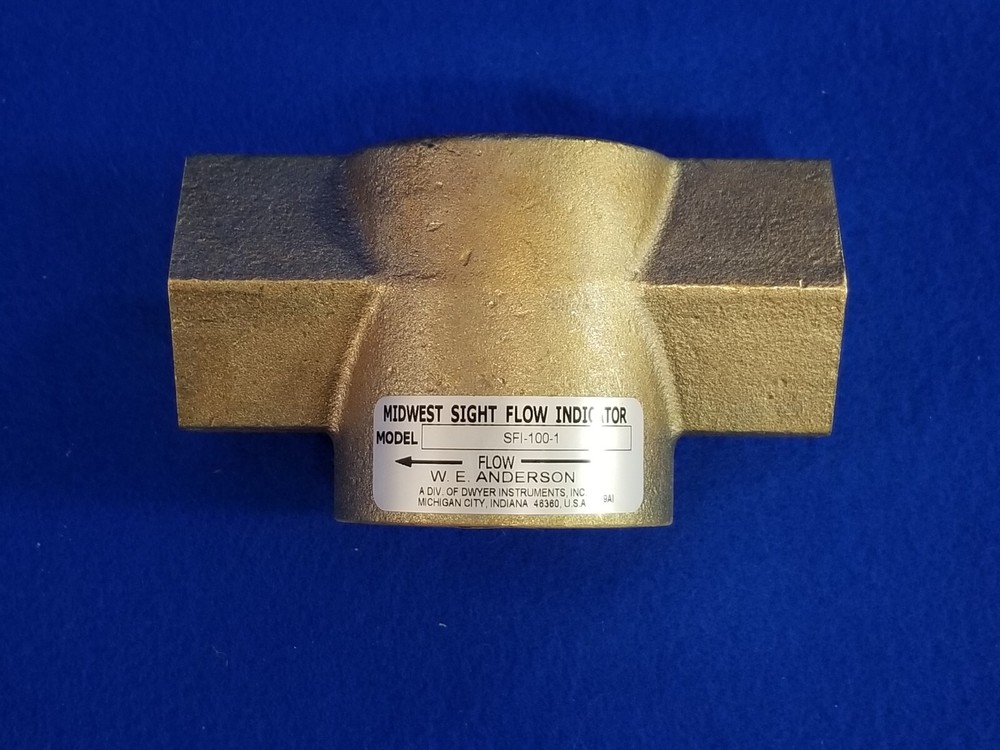 We Anderson SFI-100-1 Flow Indicator 1 in
