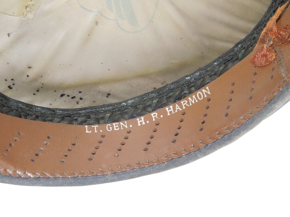 1950s USAF Air Force Lt. General Harmon Named Visor Cap Hat USAFA Superintendent