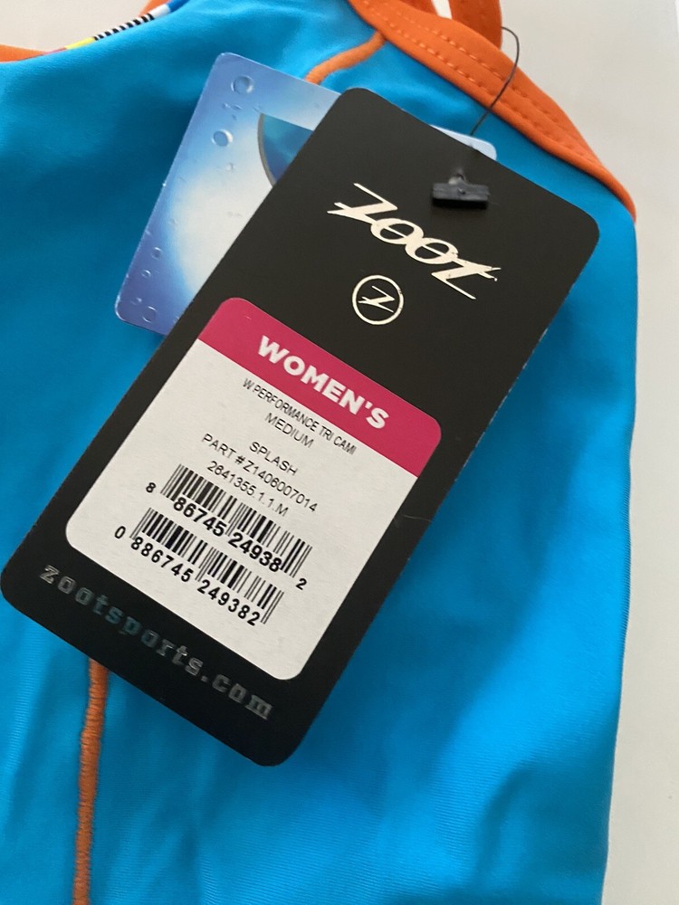 Zoot Performance Tri Cam Medium New Womens