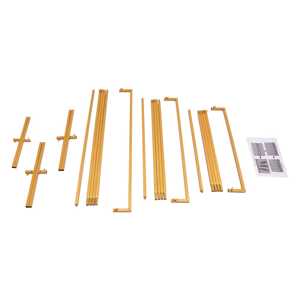 3Pcs Metal Backdrop Stand Wedding Stand Rectangular Frame For Party Decoration
