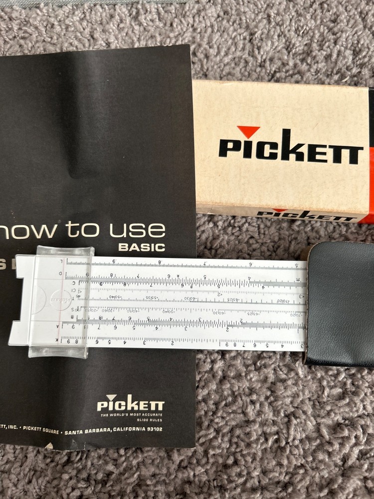 Pickett Student Slide Rule no 120t