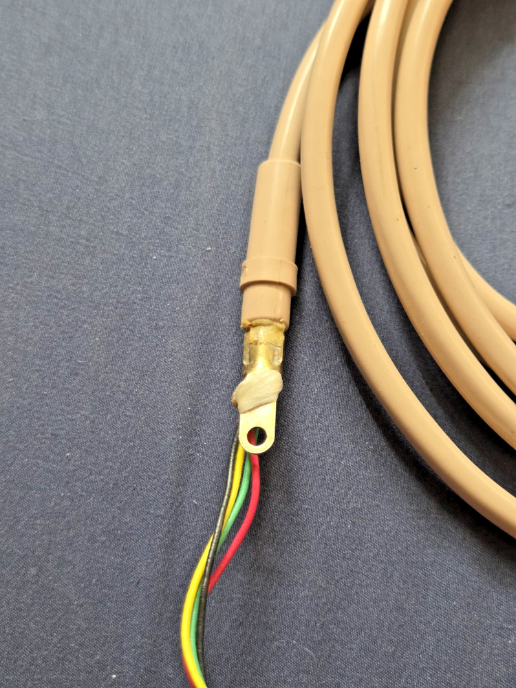 Beige Telephone Handset Cord