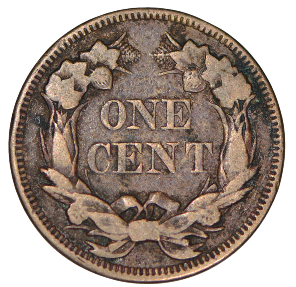 1858 Flying Eagle Cent - Small Letters ~ VF