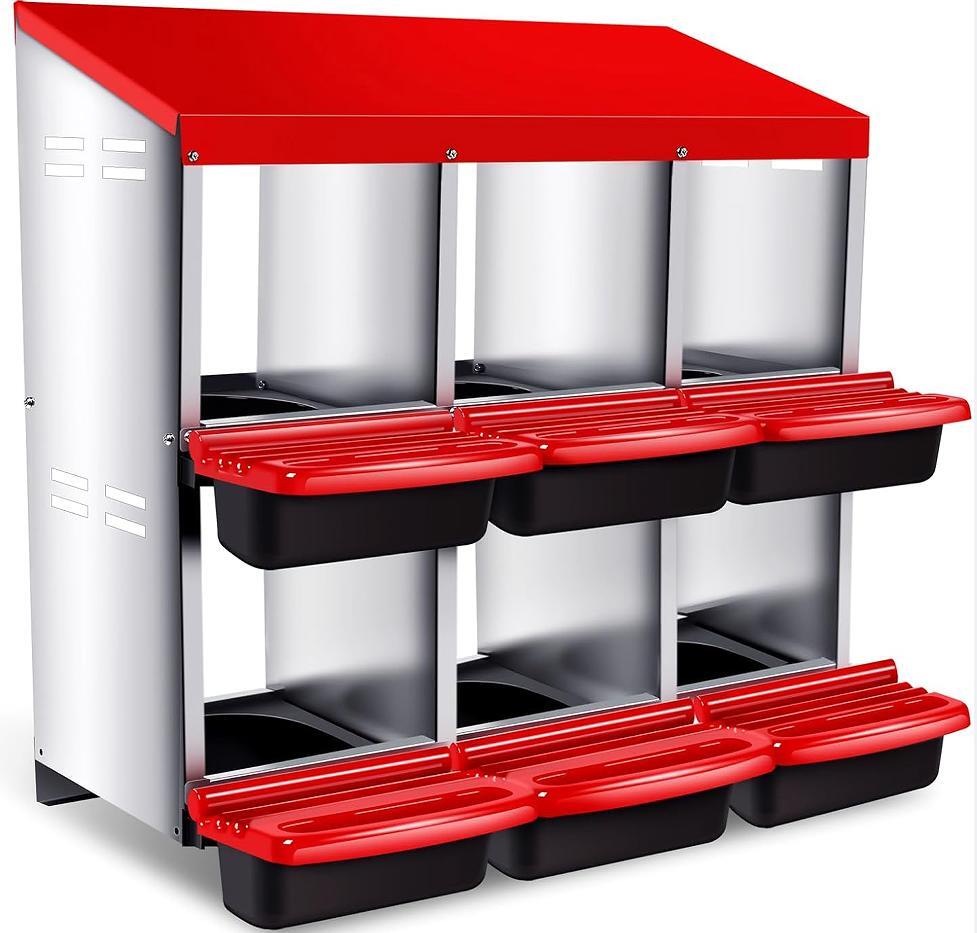 Chicken Nesting Box, 6/8/10 Compartments Nesting Box Nesting Boxes for Chicken