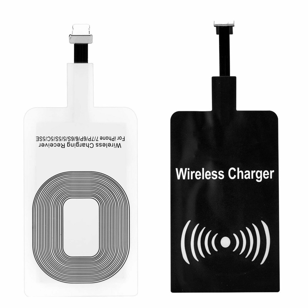 QI Wireless Adapter Fast Charger Receiver For Samsung Android Type C US