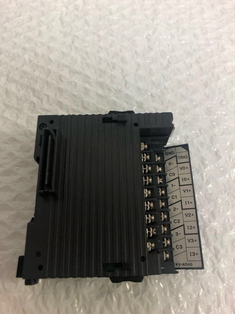 KEYENCE KV-AD40 Analog Input PLC Module w/ Warranty USED #4