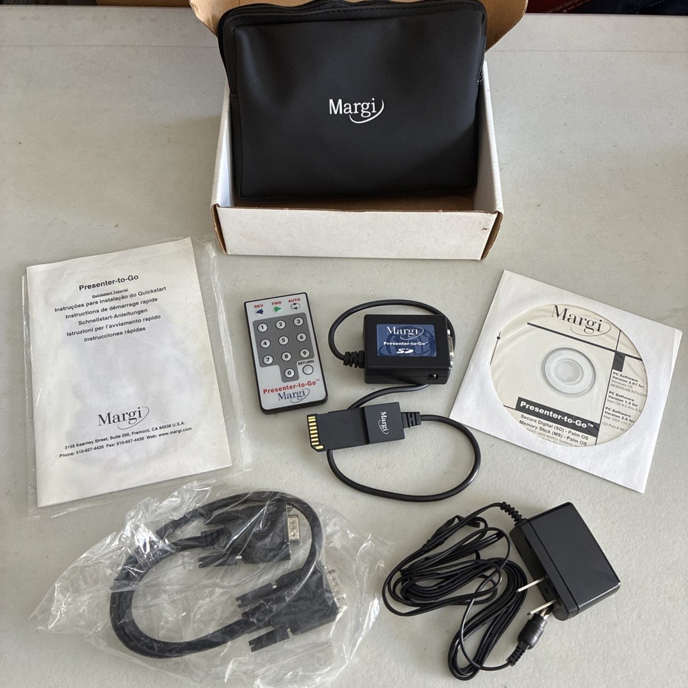 Margi Presenter-to-Go module for Palm OS And PC