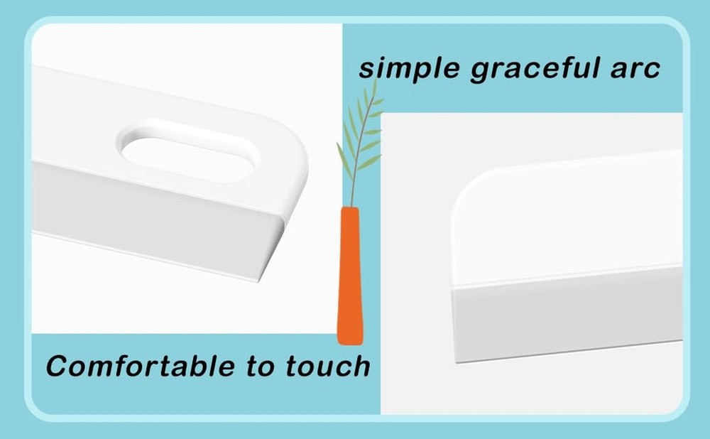 Mini Soft Rubber Window Squeegee Window Scrubber Scraper Glass Cleaning Squee...