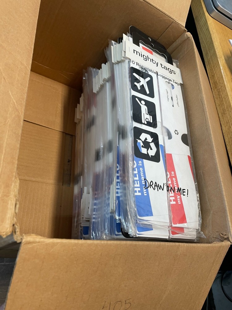 10x Mighty Tags Luggage Tags DYNOMIGHTY