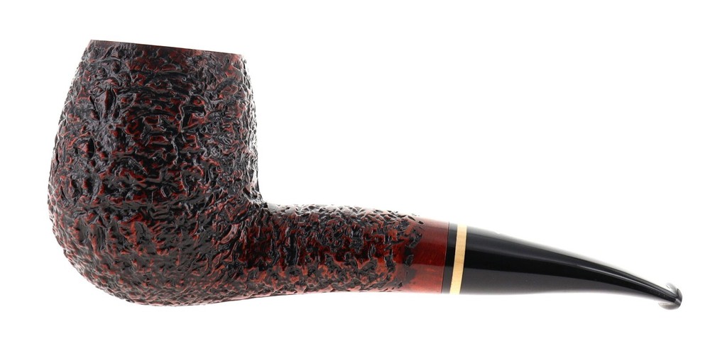 Pipe Caminetto 08.34 brown rusticated shape egg semicurved 9mm