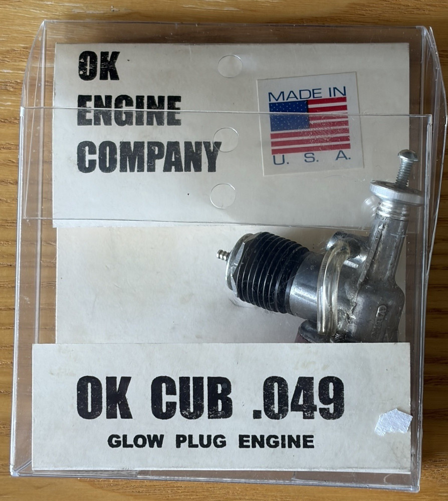 NIB Vintage OK Cub .049 Model Airplane Engine 049