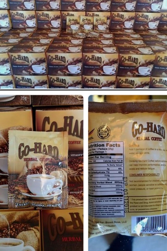 New !!! Goin Harder Herbal Coffee 5 Packs