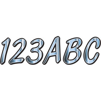 I.D. Sticker Kit - 400 Series - Chrome Gradation