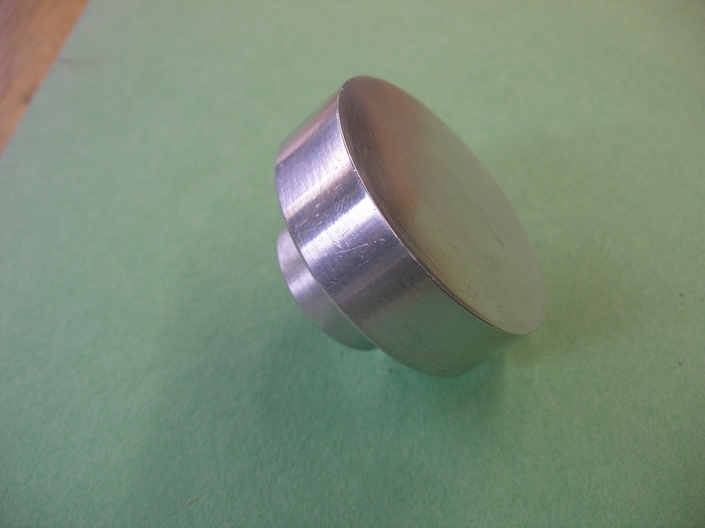 NEW - SOLID ALUMINUM KNOB FOR 1/2" SHAFT