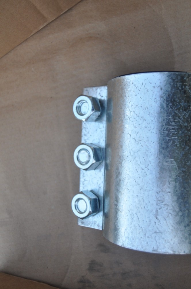 MORRIS COUPLING 3 1/2 -3C GALVANIZED Compression Coupling FITS 4IN OD PIPE NEW