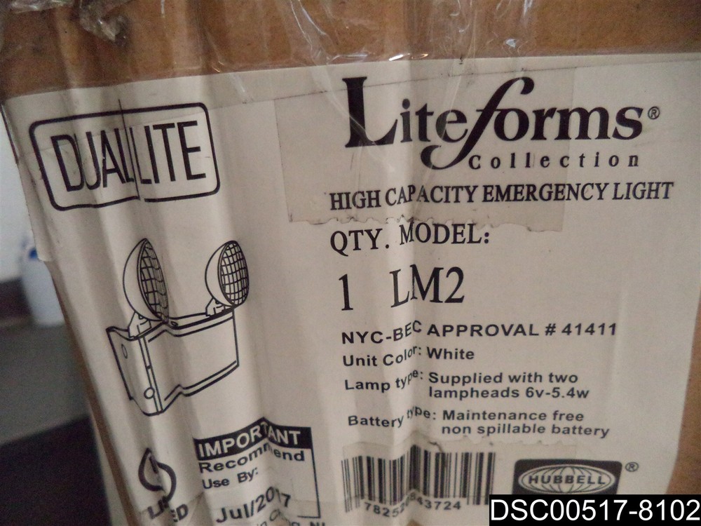 Liteforms Collections Dual-Lite High Capacity Emergency Light, LM2