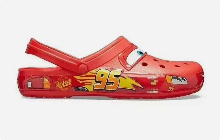 Crocs MCqueen Red Slip-on Unisex