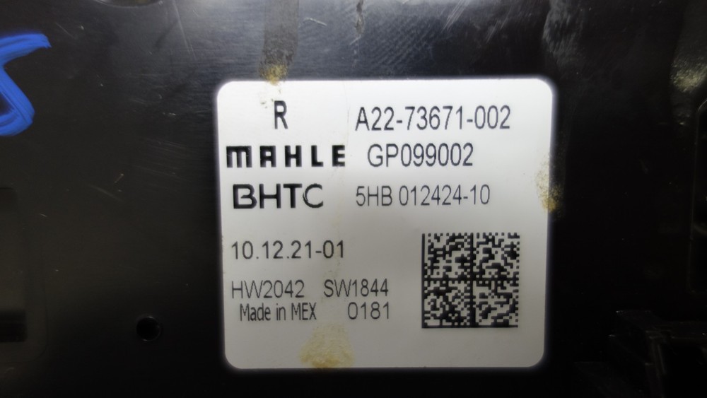 Freightliner A22-73671-002 HVAC Temperature Control