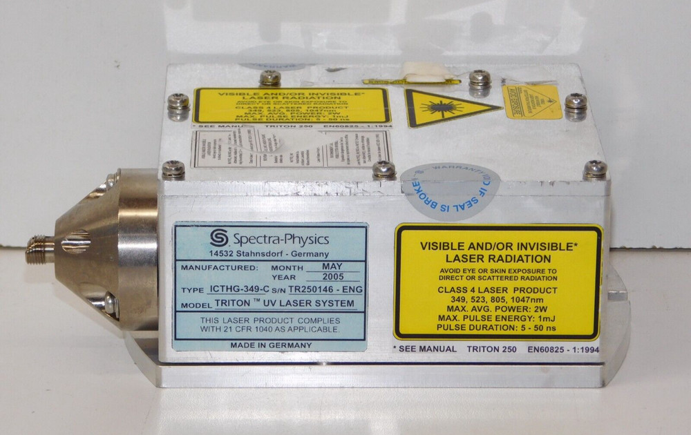 Spectra Physics ICTHG-349-C Triton UV Laser System Module Unit Made Germany