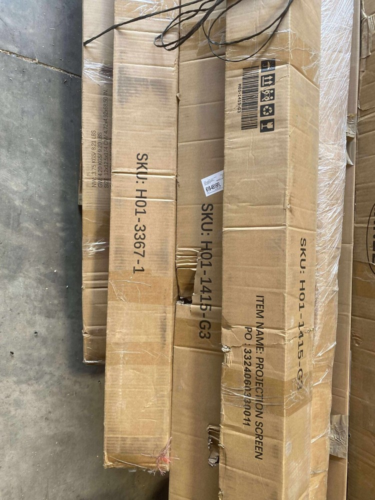 ZENY 120'' Projector Screen Manual Pull Down H01-1415-G3