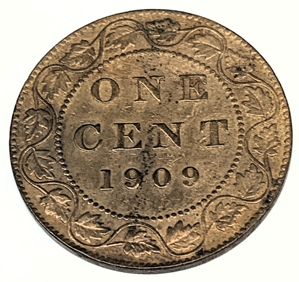 # C8407   CANADA     COIN,     LARGE CENT   1909