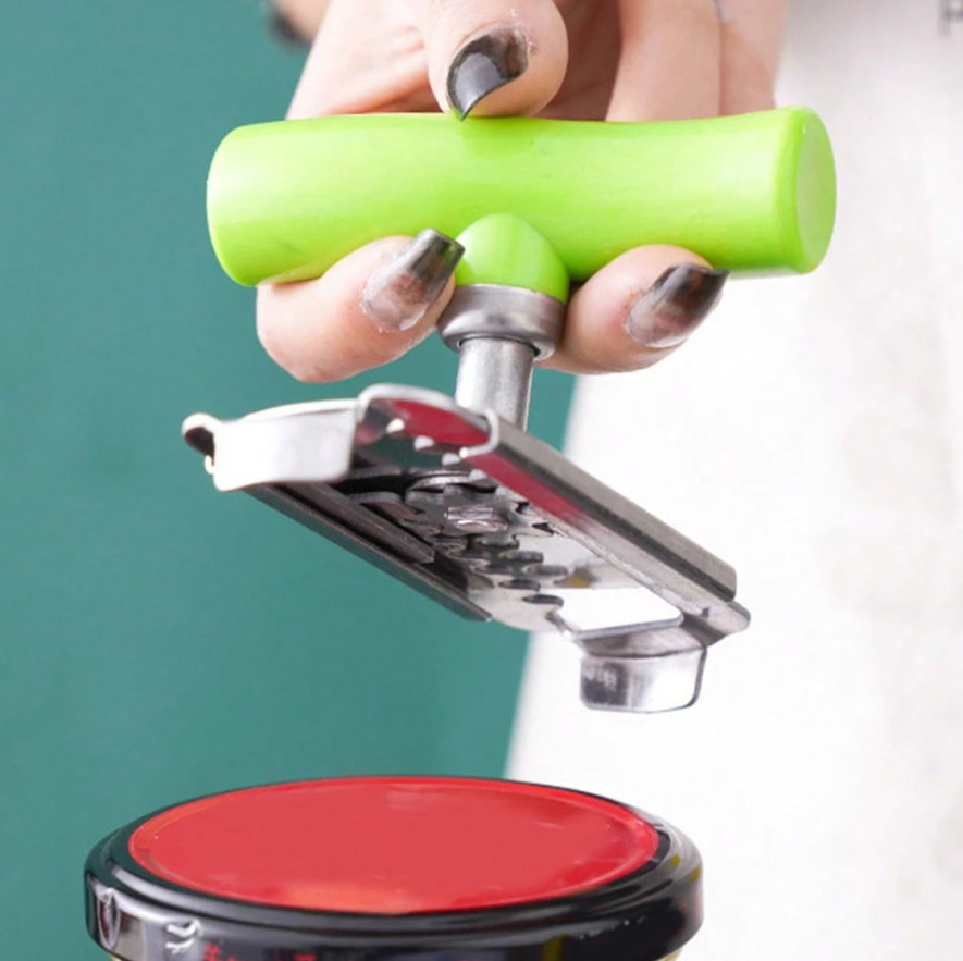 Multi-Function Adjustable Bottle Cap Opener, Labor-Saving Jar & Screw Can Opener