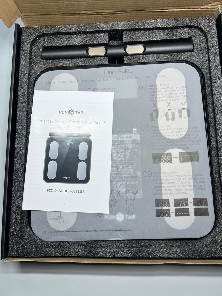 RunStar Smart Full Body Composition Scale