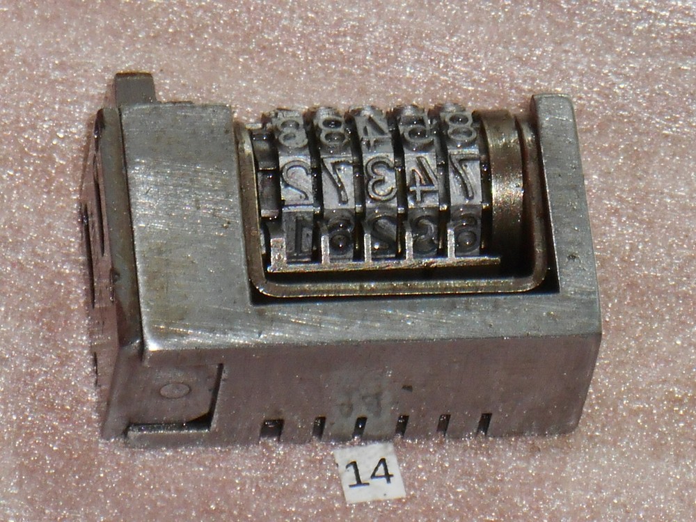 WETTER | Reverse letterpress numbering machine | 14