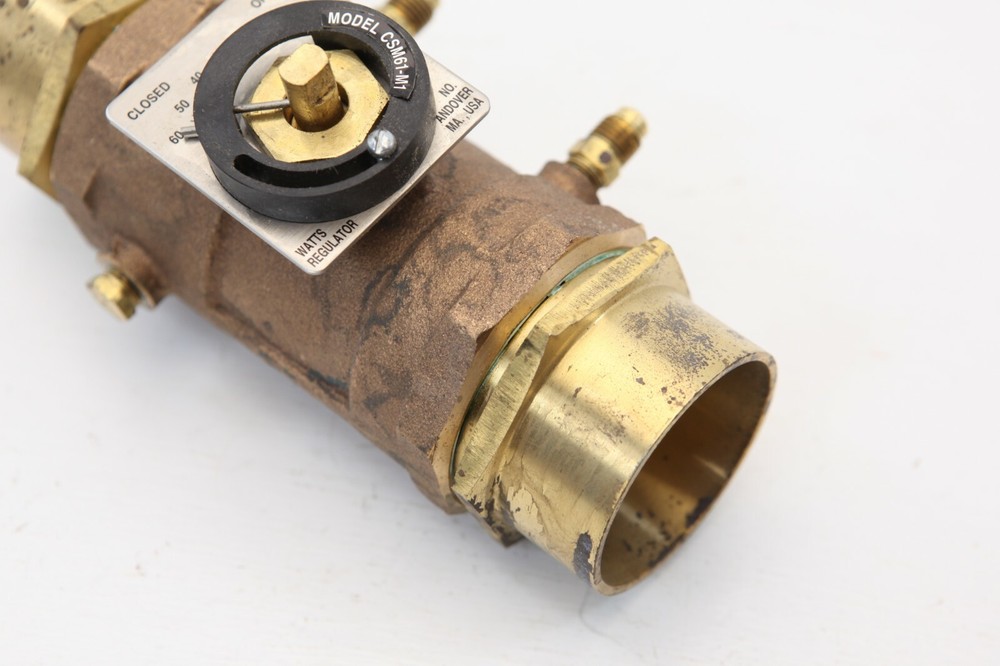 Watts Accurate Flow Measurement Valve 2" CSM-61S M1 0856745 Missing Brass Caps