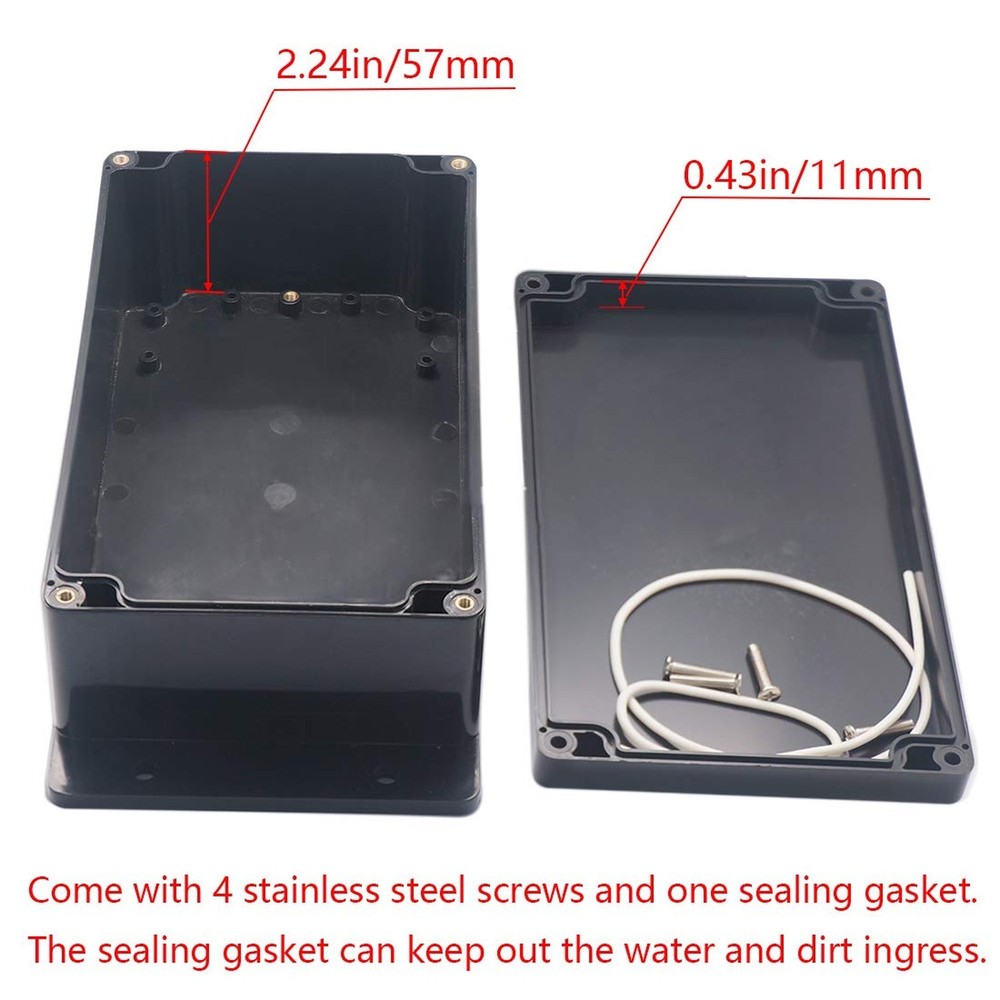 Project Box IP65 Waterproof Junction Box ABS Plastic Electrical Boxes DIY Ele...