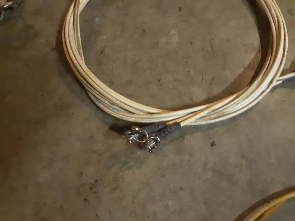 Rigging Cables Ropes Various Marine Lot